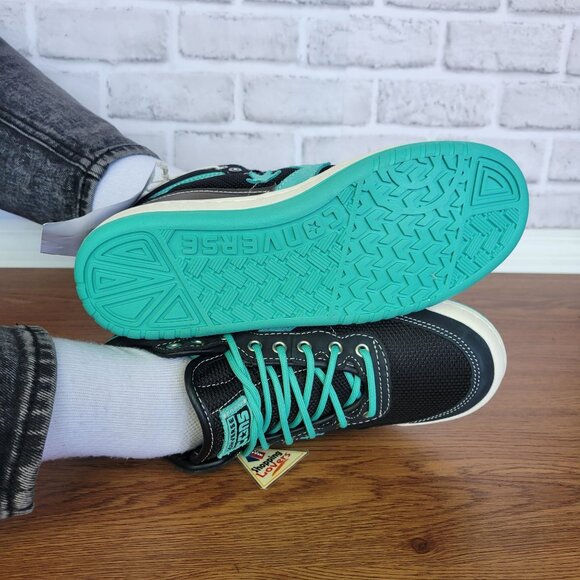 ❤️Converse x Liverpool FC Skate Fast Break Pro Sz 9 Women Shoes Black A12785C - Picture 7 of 14